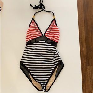 Stussy striped one piece